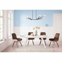 Kare Design Suspensions Suspension 7 Branches En Acier Noir Et Cuivré -Luminaires Soldes 2022 suspension 7 branches en acier noir et cuivre 1