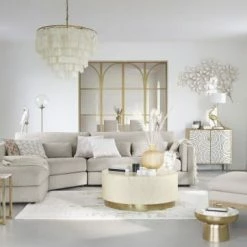 Maisons Du Monde Suspensions Suspension à Pampilles En Nacre Blanche Et Métal Doré Mat -Luminaires Soldes 2022 suspension a pampilles en nacre blanche et metal dore mat 1000 8 31 210689 3