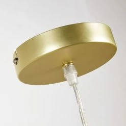 Nouvelles versions -Luminaires Soldes 2022 suspension a pampilles en nacre et metal dore 1000 14 29 201175 2