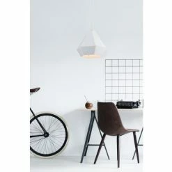 ATHM DESIGN Suspensions Suspension Abat Jour Métal Blanc -Luminaires Soldes 2022 suspension abat jour metal blanc 33