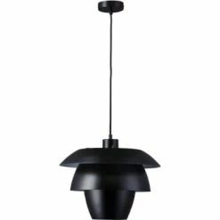 ATHM DESIGN Suspensions Suspension Abat Jour Métal Gris -Luminaires Soldes 2022 suspension abat jour metal noir 9