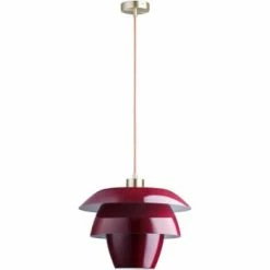 ATHM DESIGN Suspensions Suspension Abat Jour Métal Blanc -Luminaires Soldes 2022 suspension abat jour metal rouge
