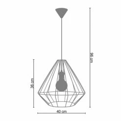Tosel Suspensions Suspension Acier Or -Luminaires Soldes 2022 suspension acier or 7