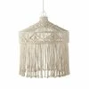 Maisons Du Monde Suspensions Suspension Avec Abat-jour Tressé En Macramé Coloris Blanc -Luminaires Soldes 2022 suspension avec abat jour tresse en macrame coloris blanc 1000 16 8 212142 1