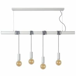 Lucide Suspensions Suspension Barre 4 Lumières En Métal L120cm 10 Lucide Suspensions Suspension Barre 4 Lumières En Métal L120cm -Luminaires Soldes 2022 suspension barre 4 lumieres en metal l120cm 2
