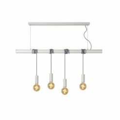 Lucide Suspensions Suspension Barre 4 Lumières En Métal L120cm