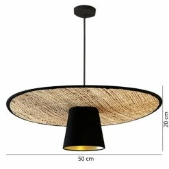 Abat-jours Suspensions Suspension Boléro T 50 X H 20 8 Abat-jours Suspensions Suspension Boléro T 50 X H 20 -Luminaires Soldes 2022 suspension bolero t 50 x h 20 2