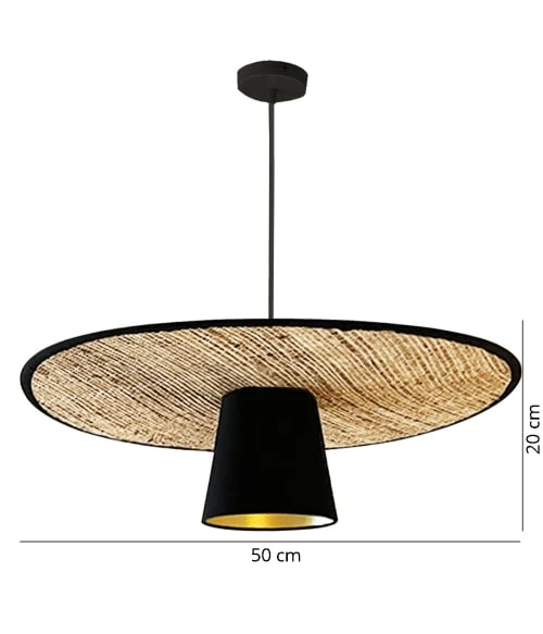 Abat-jours Suspensions Suspension Boléro T 50 X H 20 5 Abat-jours Suspensions Suspension Boléro T 50 X H 20 – Image 3