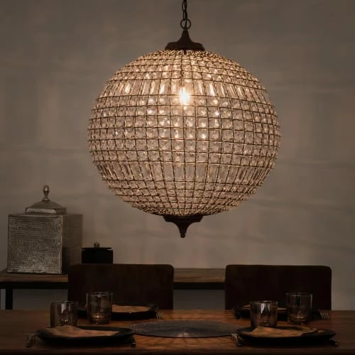 Maisons Du Monde Suspensions Suspension Boule à Pampilles Et Métal Coloris Rouille 8 Maisons Du Monde Suspensions Suspension Boule à Pampilles Et Métal Coloris Rouille – Image 6