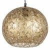 Maisons Du Monde Suspensions Suspension Boule En Métal Doré à Motifs -Luminaires Soldes 2022 suspension boule en metal dore a motifs 1000 9 17 183082 7