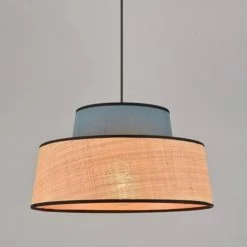 Corep Suspensions Suspension Coton Et Raphia D38cm -Luminaires Soldes 2022 suspension coton et raphia d38cm 2