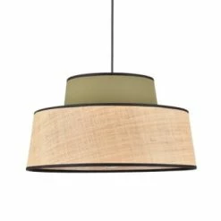 Corep Suspensions Suspension Coton Et Raphia D38cm -Luminaires Soldes 2022 suspension coton et raphia d38cm 5