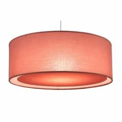 Metropolight Suspensions Suspension Cylindre Avec Diffuseur Textile D58cm -Luminaires Soldes 2022 suspension cylindre avec diffuseur textile d58cm 3
