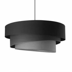 Metropolight Suspensions Suspension Cylindre Textile Beige D58cm -Luminaires Soldes 2022 suspension cylindre textile noir d58cm