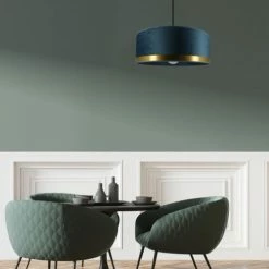 Metropolight Suspensions Suspension Cylindre Velours D58cm -Luminaires Soldes 2022 suspension cylindre velours d58cm 1