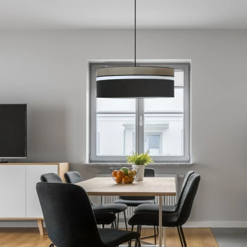 Kauze Luminaires Suspensions Suspension Déco Noir Et Gris Ø 55 4 Kauze Luminaires Suspensions Suspension Déco Noir Et Gris Ø 55 – Image 2