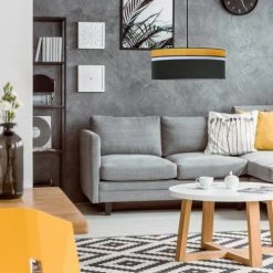 Kauze Luminaires Suspensions Suspension Déco Noir Et Jaune Moutarde Ø 40 7 Kauze Luminaires Suspensions Suspension Déco Noir Et Jaune Moutarde Ø 40 -Luminaires Soldes 2022 suspension deco noir et jaune moutarde oe 40 2