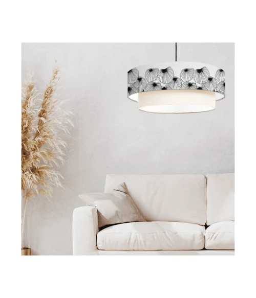 Abat-jours Suspensions Suspension Double Coquillage T 65 X H 30 4 Abat-jours Suspensions Suspension Double Coquillage T 65 X H 30 – Image 2