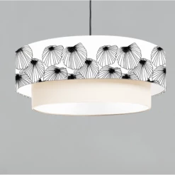 Abat-jours Suspensions Suspension Double Coquillage T 65 X H 30 9 Abat-jours Suspensions Suspension Double Coquillage T 65 X H 30 -Luminaires Soldes 2022 suspension double coquillage t 65 x h 30 2