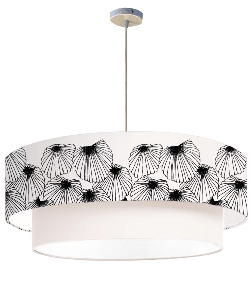 Abat-jours Suspensions Suspension Double Coquillage T 65 X H 30 3 Abat-jours Suspensions Suspension Double Coquillage T 65 X H 30