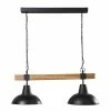 Maisons Du Monde Suspensions Suspension Double En Métal Noir Et Manguier -Luminaires Soldes 2022 suspension double en metal noir et manguier 1000 6 18 177384 1