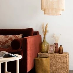 Maisons Du Monde Suspensions Suspension Double En Rotin D38 -Luminaires Soldes 2022 suspension double en rotin d38 1000 6 7 207508 2