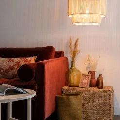 Maisons Du Monde Suspensions Suspension Double En Rotin D38 -Luminaires Soldes 2022 suspension double en rotin d38 1000 6 7 207508 3