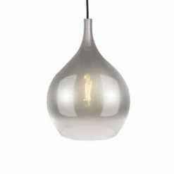 Present Time Suspensions Suspension Drup Verre Gris -Luminaires Soldes 2022 suspension drup verre gris 5