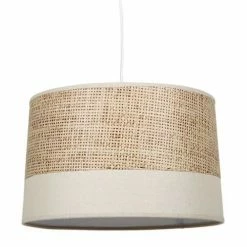 Decoratie Suspensions Suspension Effet Naturel Beige D35cm