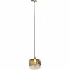 Kare Design Suspensions Suspension En Acier Doré Et Verre -Luminaires Soldes 2022 suspension en acier dore et verre