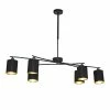 QAZQA Suspensions Suspension En Acier Noir -Luminaires Soldes 2022 suspension en acier noir
