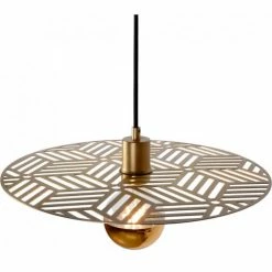 Lampea Suspensions Suspension En Acier Or Mat Ø 40 Cm -Luminaires Soldes 2022 suspension en acier or mat oe 40 cm 4