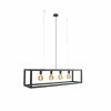 QAZQA Suspensions Suspension En Aluminium Noir 1 QAZQA Suspensions Suspension En Aluminium Noir -Luminaires Soldes 2022 suspension en aluminium noir 10