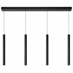 Lucide Suspensions Suspension En Aluminium Noir -Luminaires Soldes 2022 suspension en aluminium noir 9