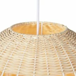 QAZQA Suspensions Suspension En Bamboo Marron -Luminaires Soldes 2022 suspension en bamboo marron 2