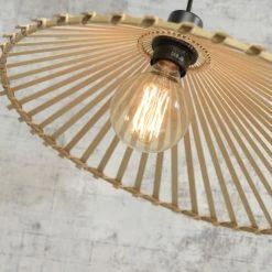 Good & Mojo Suspensions Suspension En Bambou Asymétrique D40 -Luminaires Soldes 2022 suspension en bambou asymetrique d40 5