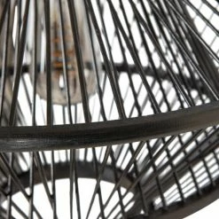 Woood Suspensions Suspension En Bambou D46cm Noir -Luminaires Soldes 2022 suspension en bambou d46cm noir 2