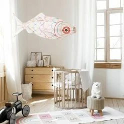 Petit Pan Suspensions Suspension En Bambou Et Soie L70cm -Luminaires Soldes 2022 suspension en bambou et soie l70cm 2