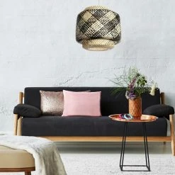 Lussiol Lighting Suspensions Suspension En Bambou Noir D. 40 Cm -Luminaires Soldes 2022 suspension en bambou noir d 40 cm 5