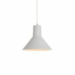 Lussiol Lighting Suspensions Suspension En Béton Blanc D. 30 Cm