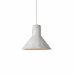 Lussiol Lighting Suspensions Suspension En Béton Gris D. 30 Cm