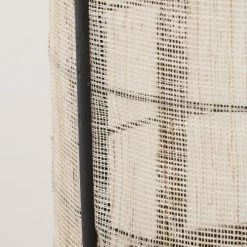 Mica Decorations Suspensions Suspension En Bois Noir Et Lin -Luminaires Soldes 2022 suspension en bois noir et lin 10