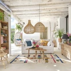 Maisons Du Monde Suspensions Suspension En Fibre Végétale Tressée -Luminaires Soldes 2022 suspension en fibre vegetale tressee 1000 9 21 177387 8