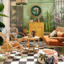 Maisons Du Monde Suspensions Suspension En Jonc De Mer Beige Et Vert D41 -Luminaires Soldes 2022 suspension en jonc de mer beige et vert d41 1000 6 20 227160 3