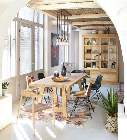 Maisons Du Monde Suspensions Suspension En Manguier Et Métal Coloris Laiton 7 Maisons Du Monde Suspensions Suspension En Manguier Et Métal Coloris Laiton – Image 5