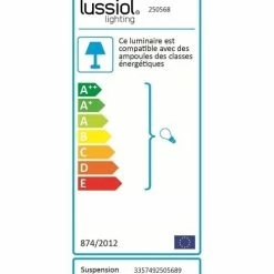 Lussiol Lighting Suspensions Suspension En Métal Blanc D. 30 Cm -Luminaires Soldes 2022 suspension en metal blanc d 30 cm 8