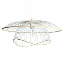 Lussiol Lighting Suspensions Suspension En Métal Blanc D. 60 Cm