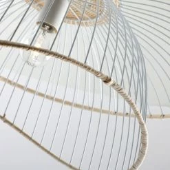 Lussiol Lighting Suspensions Suspension En Métal Blanc D. 60 Cm -Luminaires Soldes 2022 suspension en metal blanc d 60 cm 3