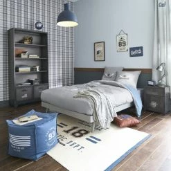 Maisons Du Monde Suspensions Enfant Suspension En Métal Bleu Marine -Luminaires Soldes 2022 suspension en metal bleu marine 1000 11 34 193267 4