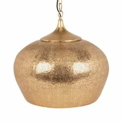 Nouvelles versions 14 Maisons Du Monde Suspensions Suspension En Métal Ciselé Doré Mat D44